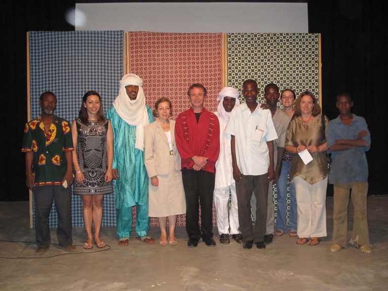 Amigos en el concierto en Niger Durante un concierto en Niger en 2010