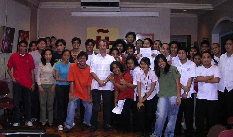 Curso en Instituto Cervantes de Manila Curso en Instituto Cervantes de Manila, Filipinas, 2005