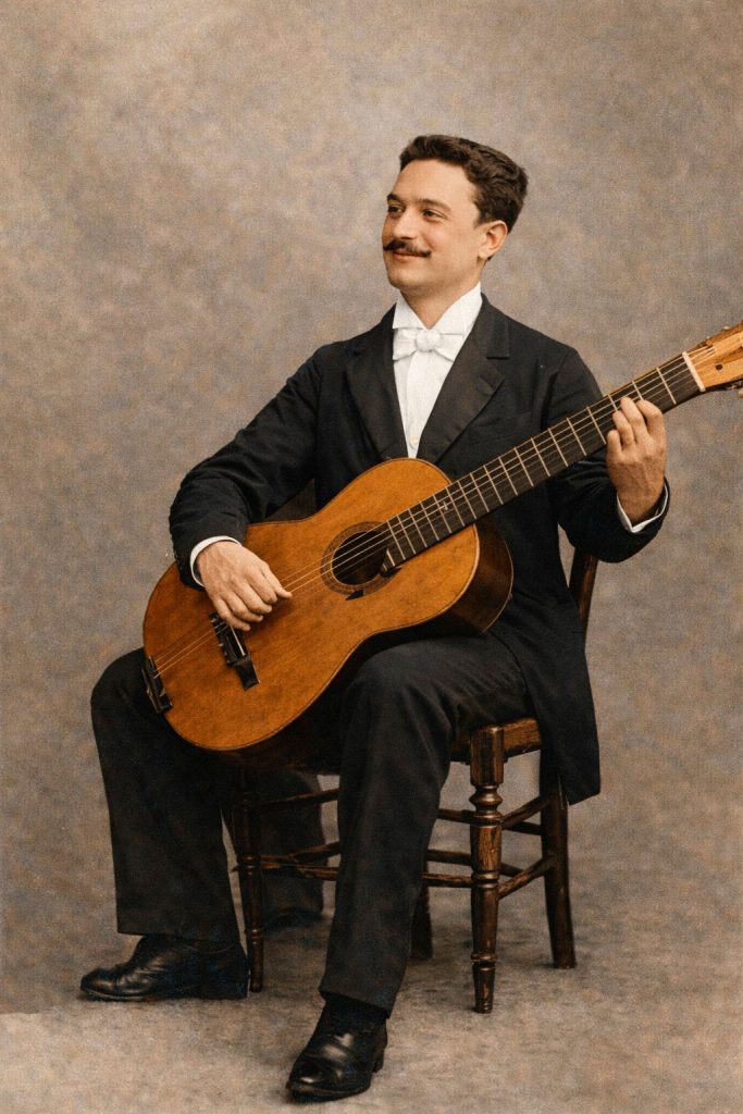 Foto de Estanislao Marco a la guitarra