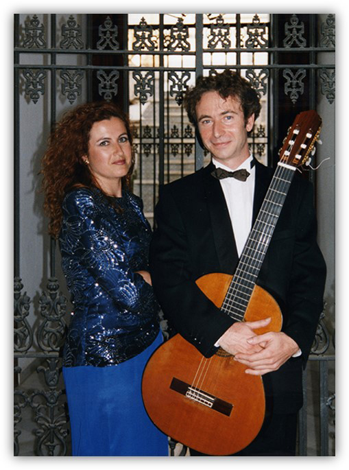 La soprano Charo Vallés y Jorge Orozco