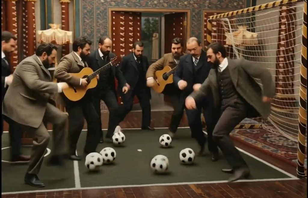 Imagen del corto animado "Concierto deportivo"