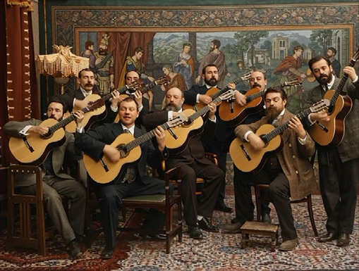 Imagen del corto animado "Concierto Tárrega Guitarras"