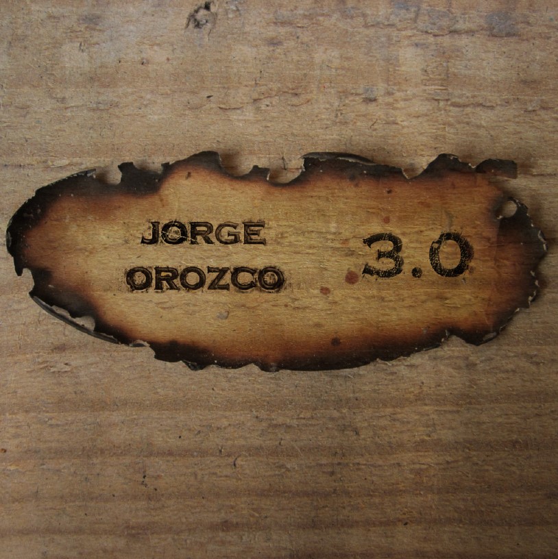Contraportada del booklet del CD Jorge Orozco 3.0