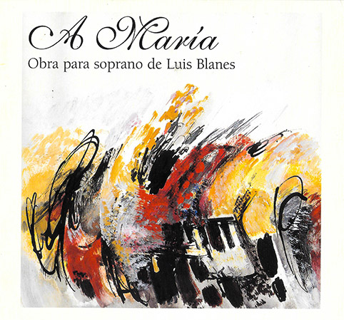 Portada del CD "A María, colaboración de Jorge Orozco